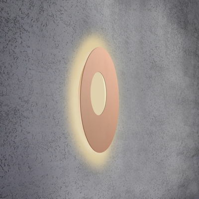 Escale Blade Open aplique LED, rosado, Ø 59 cm