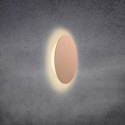 Escale Blade aplique LED, rosa mate, Ø 24 cm