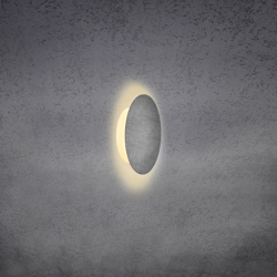 Escale Blade aplique LED, aspecto hormigón, Ø 18cm en oferta