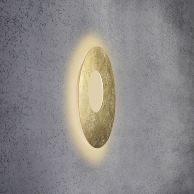 Escale Blade Open aplique LED pan de oro Ø 59cm