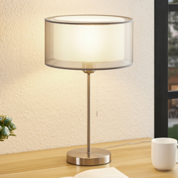 Lindby Taxima lámpara de mesa, gris características