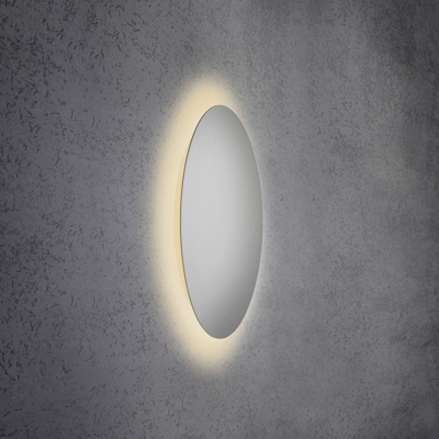 Escale Blade aplique LED, plata mate, Ø 59 cm