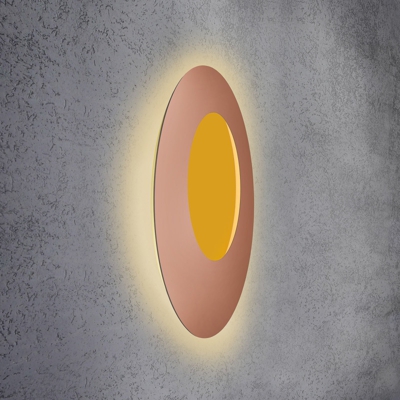 Escale Blade Open aplique LED RGB+W rosado Ø79cm