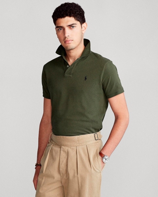 Polo Ralph Lauren - Polo De Piqué De Hombre Verde Slim
