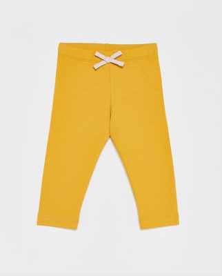 Sfera - Pantalón De Bebé Niña Liso Mostaza