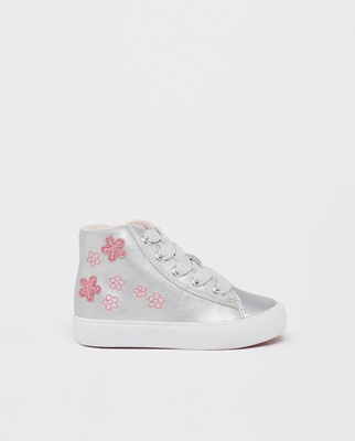 Sfera - Zapatillas Deportivas De Bebé Niña Con Cordón Y Cremallera