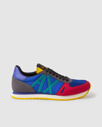 Armani Exchange - Zapatillas Deportivas De Hombre Multicolor Con Logo Lateral en oferta