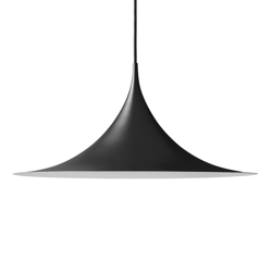GUBI Semi lámpara colgante Ø 30 cm negro características