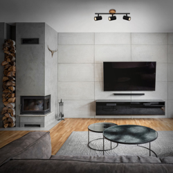 Wood & Style 2920 foco de techo, 3 luces en oferta