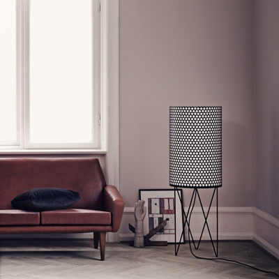 GUBI Pedrera PD2 lámpara de pie, atenuador, negro