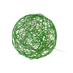 Bola de diseño LED 3D Galax Fun, Ø 30 cm, verde en oferta