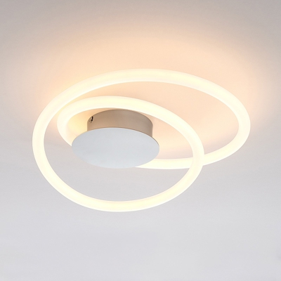 Lucande Lumka lámpara LED de techo, con switch-dim