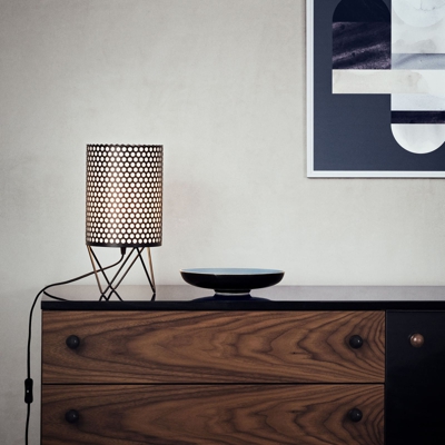 GUBI Pedrera ABC lámpara de mesa, negro