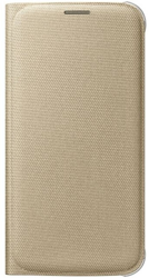 Samsung Flip Wallet PU gold (Galaxy S6) en oferta