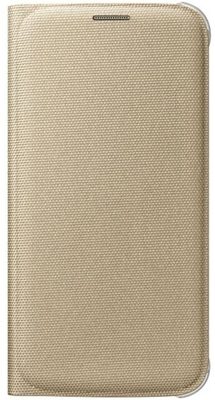 Samsung Flip Wallet PU gold (Galaxy S6)
