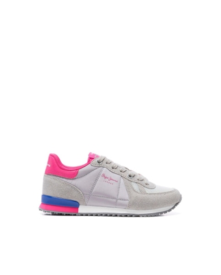 Pepe Jeans - Zapatillas Deportivas De Niña Pepe Jeans De Color Gris Con Cordones