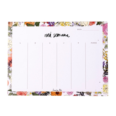 Lucía Be - Planificador Semanal