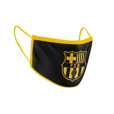 Reprotect - Mascarilla F.C.Barcelona R30 Monochrome Yellow Adulto