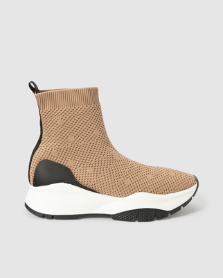 Bibi Lou - Zapatillas Deportivas De Mujer Tipo Calcetín En Color Natural