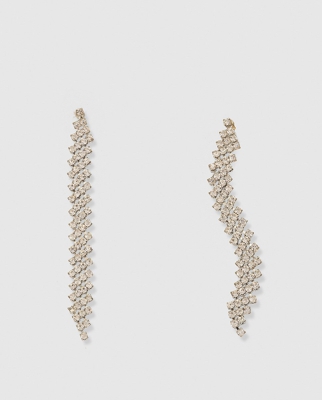 El Corte Inglés - Pendientes Largos Con Strass
