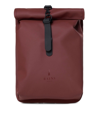 Rains - Mochila Impermeable Pequeña Unisex En Marrón Con Detalle De La Marca