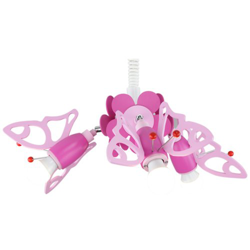 Butterfly Pink Zugrondell 3er ELOBRA Ceiling Light 122884 precio