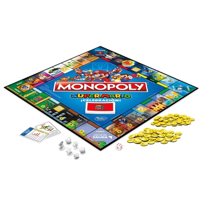 Hasbro - Juego De Mesa Mario Bross Super Mario Monopoly