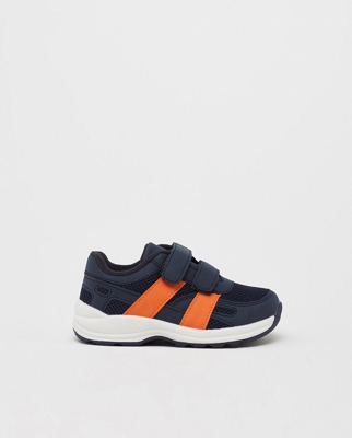 Sfera - Zapatillas Deportivas De Bebé Niño Marino Con Velcro