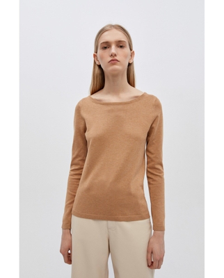 Sfera - Jersey De Mujer Liso Cuello Barco