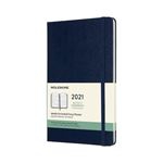 Moleskine Agenda  Large 7g Oo Rigida Sapphire Blu 2021