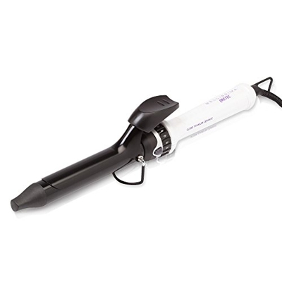 IMETEC 11236 - Tenacilla de pelo, 50 W, titanio y cerámica, 25 mm, 150-210º C, color blanco