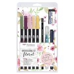 Tombow-Towbow Watercolouring Set Floral NUEVO