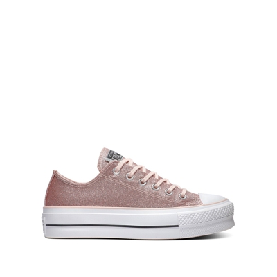 Converse - Zapatillas Casual De Mujer Chuck Taylor All Star Lift OX Baja Glitter Shine Platform