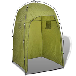vidaXL Tienda de Campaña Ducha/WC/Vestidor Azul/Verde Medidas 130 x 130 x 210 cm precio