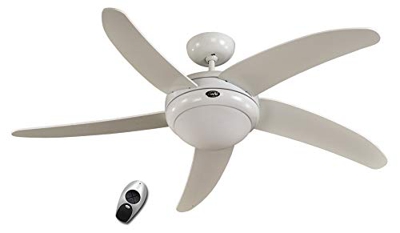 Ventilador de techo con luz CasaFan 9513279 ELICA 132 WE-WE Blanco