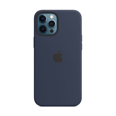 Apple - Funda De Silicona Con MagSafe Azul Marino Intenso Para El IPhone 12 Pro Max