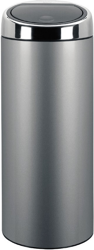 Brabantia Touch Bin 30L metallic grey características