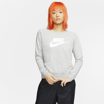 Nike Sportswear Essential Sudadera de tejido Fleece - Mujer - Gris
