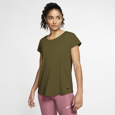 Nike Pro Dri-FIT Camiseta de manga corta - Mujer - Verde