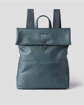 SLANG - Mochila De Mujer En Turquesa Con Solapa