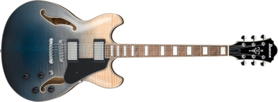 Ibanez AS73FM-TIF Transparent Indigo Fade