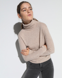 Imagen de Fórmula Joven - Jersey De Mujer 100% Cashmere Con Cuello Cisne al mejor precio Fórmula Joven - Jersey De Mujer 100% Cashmere Con Cuello Cisne características