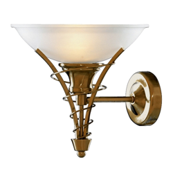 Lineas: lámpara de pared atemporal latón envej. características