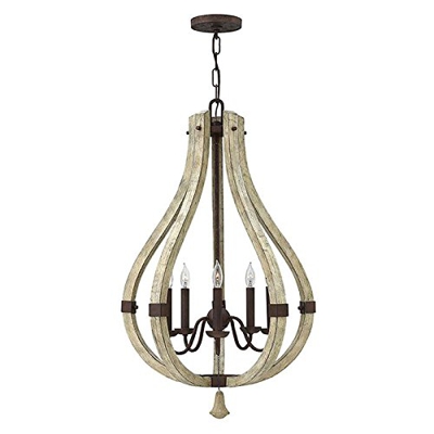 Hinkely Iluminación Middlefield 5lt Araña 5 X 60W E14 220-240v 50hz Clase I