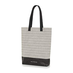 Moleskine Go Shopper Borsa in carta personalizzabile manici cotone nero righe en oferta