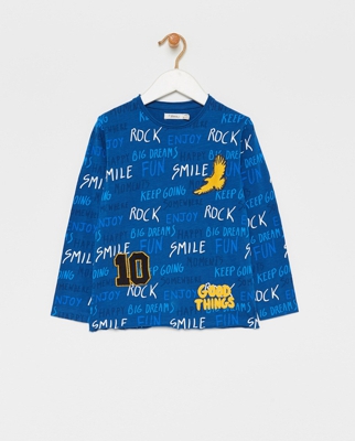 Sfera - Camiseta De Niño Azul Con Print