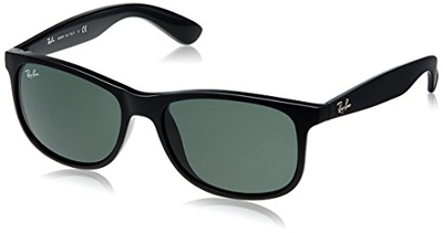 Ray-Ban Andy RB4202 606971 (matt black on shiny black/green)