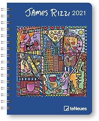 teNeues James Rizzi 2021 Buchkalender Deluxe