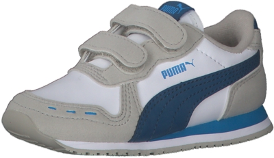 Puma Cabana Racer SL V Kids puma white/dresden blue