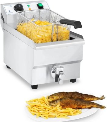 Catering Royal Electric deep fryer - 10 liters with drain cock